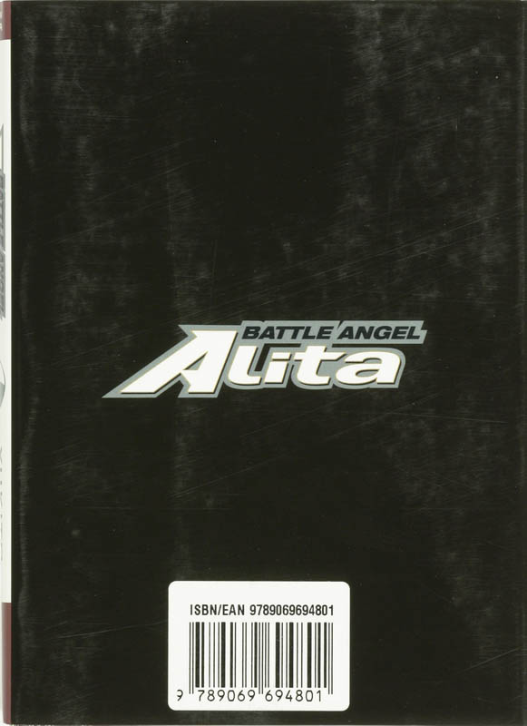 Achterkant van Batlle Angel Alita