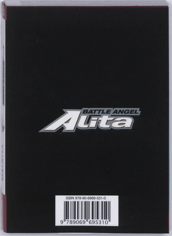 Achterkant van 3 Battle Angel Alita