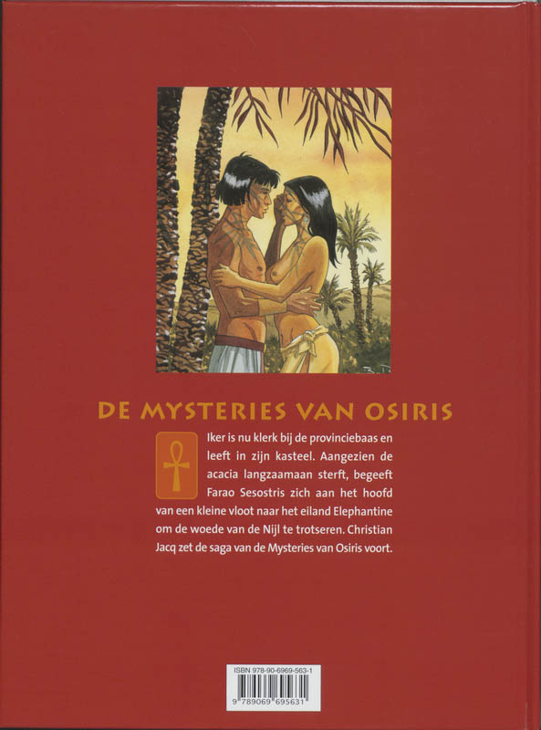 Achterkant van Mysteries van Osiris