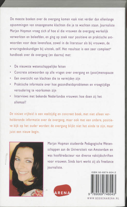 Achterkant van De nieuwe vrijheid