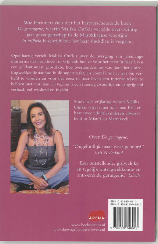 Achterkant van In vrijheid