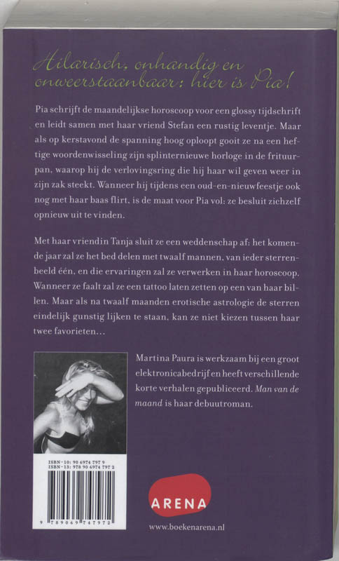 Achterkant van Man van de maand