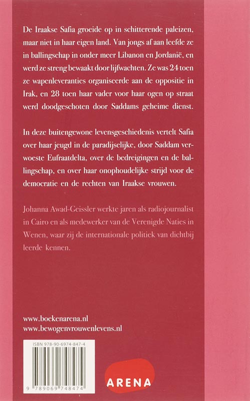 Achterkant van Safia