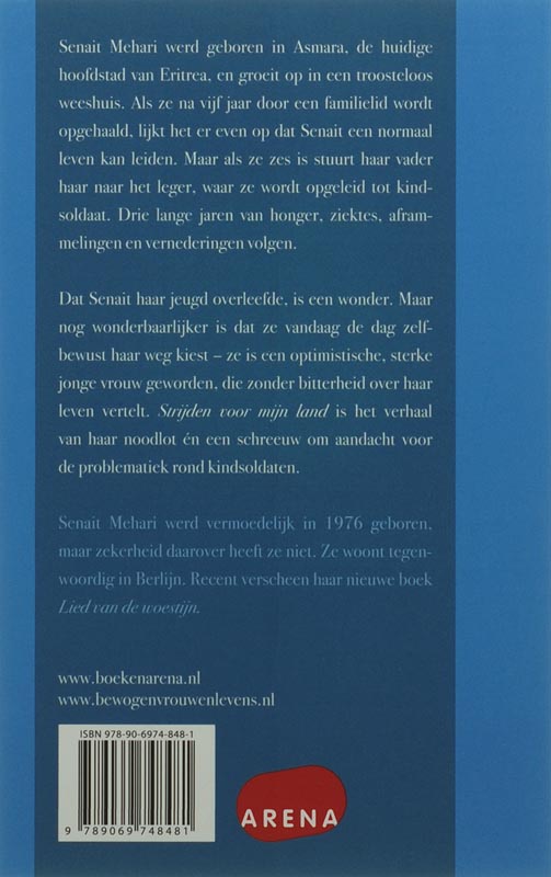 Achterkant van Strijden voor mijn land