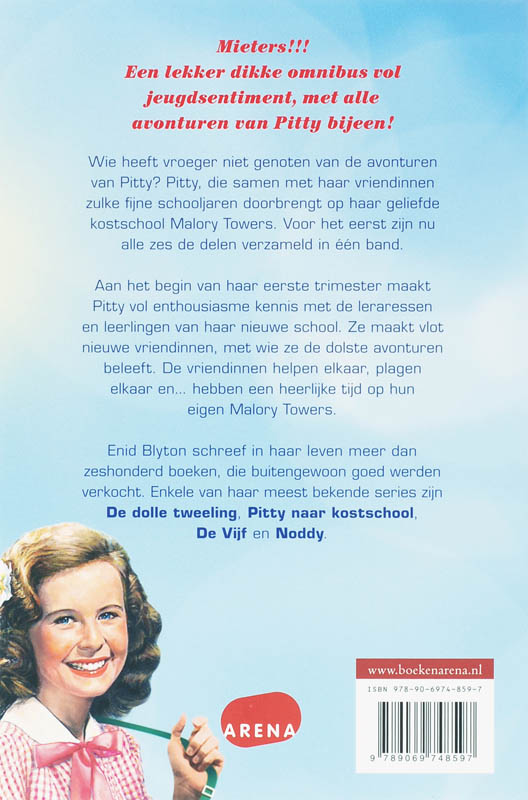 Achterkant van Pitty naar kostschool omnibus