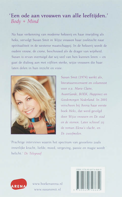 Achterkant van Wijze vrouwen