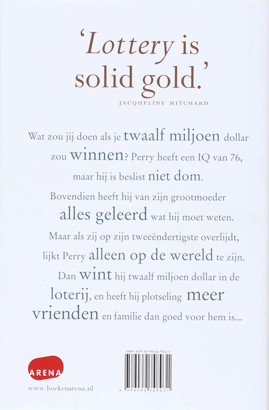 Achterkant van Loterij
