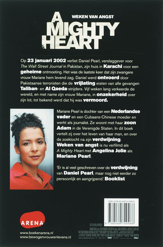 Achterkant van Weken van angst
