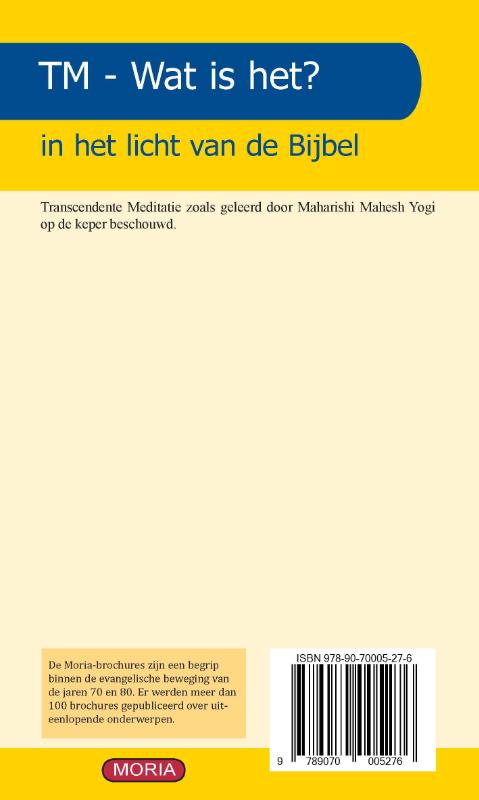 Achterkant van TM - Wat is het?