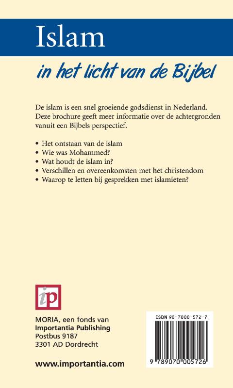 Achterkant van Islam