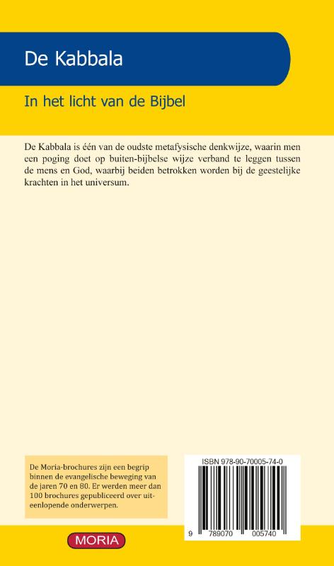 Achterkant van Kabbala