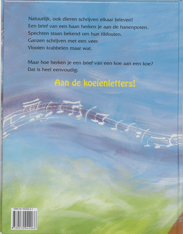 Achterkant van Koeienletters