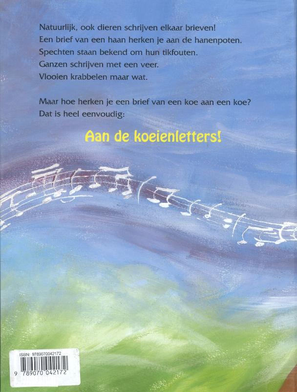 Achterkant van Koeienletters