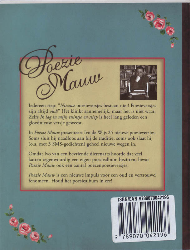 Achterkant van Poezie Mauw