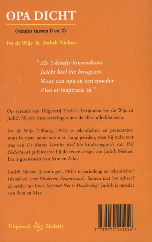 Achterkant van Opa dicht