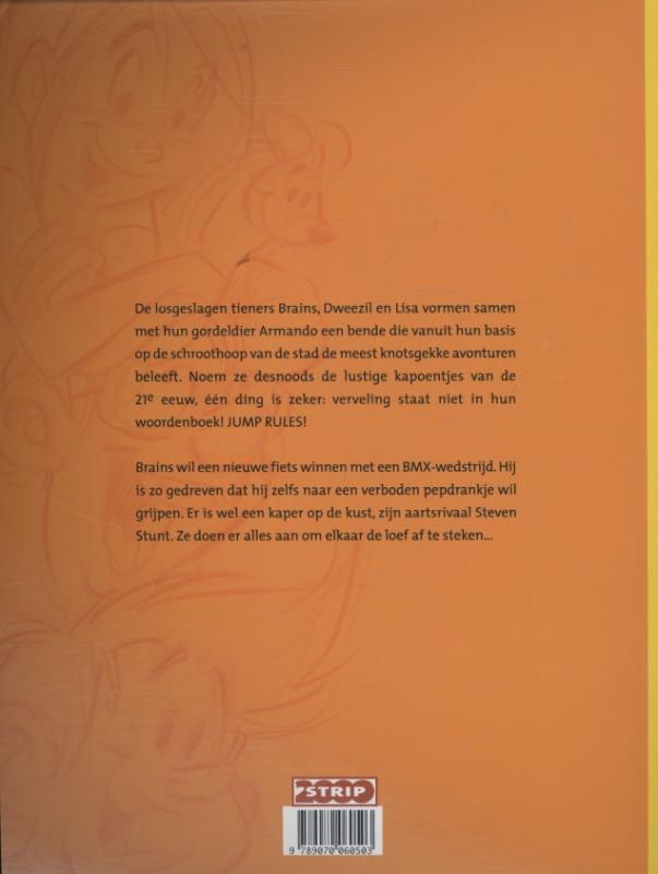 Achterkant van Zwijgen en trappen!
