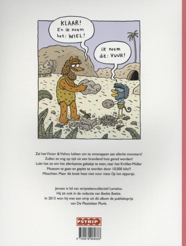 Achterkant van Op het nippertje