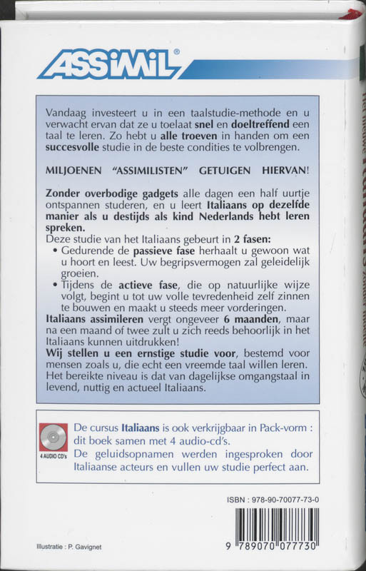 Achterkant van Het nieuwe Italiaans zonder moeite