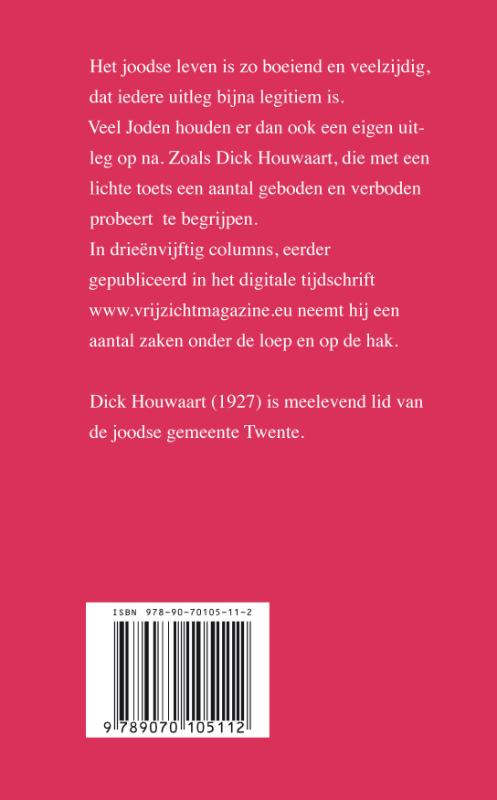 Achterkant van Het koosjere mes