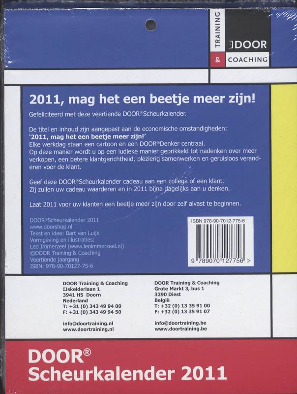 Achterkant van 2011