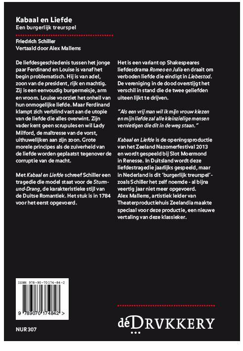 Achterkant van Kabaal en Liefde