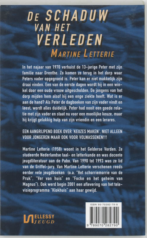 Achterkant van De schaduw van het verleden