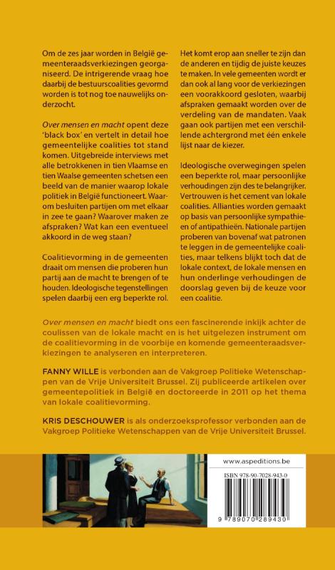 Achterkant van Over mensen en macht.