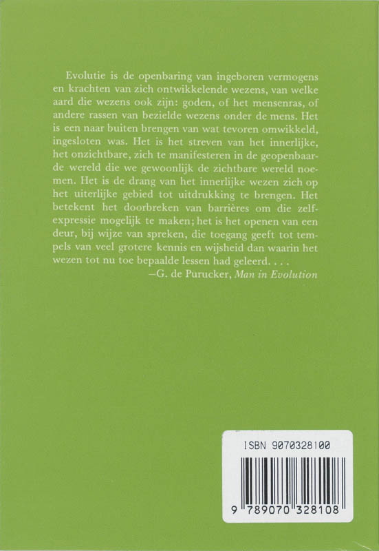 Achterkant van Evolutie