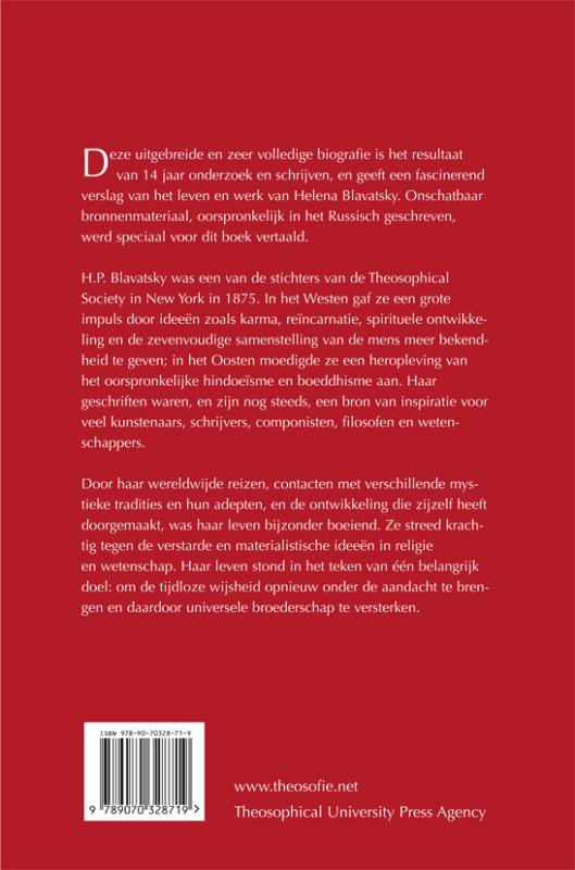 Achterkant van HPB: Het bijzondere leven en de invloed van Helena Blavatsky