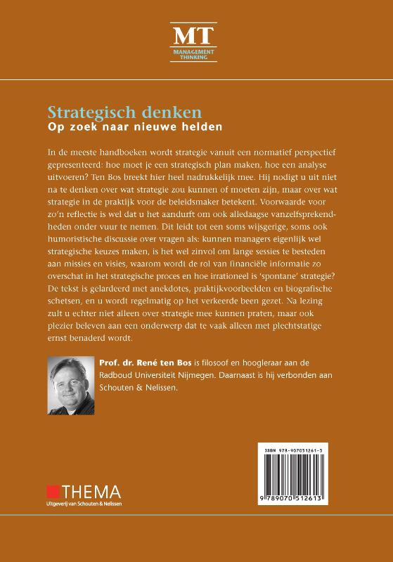 Achterkant van Strategisch denken