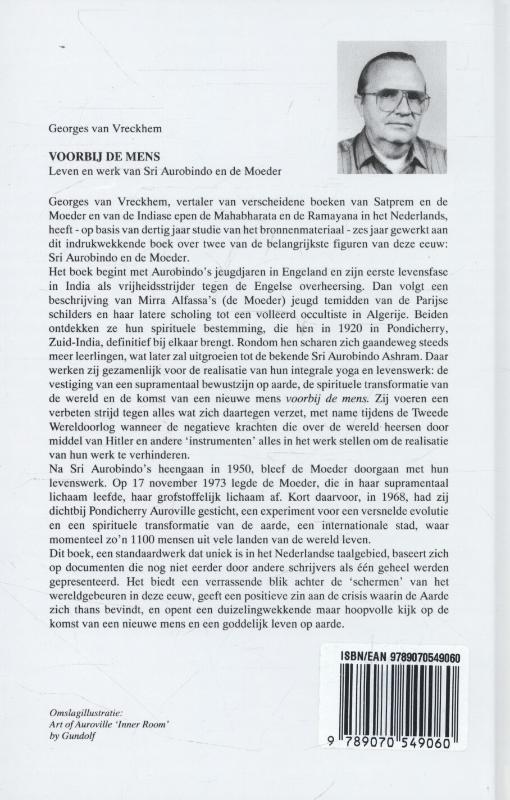 Achterkant van Voorbij de Mens