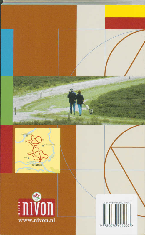Achterkant van Veluwe zwerfpad