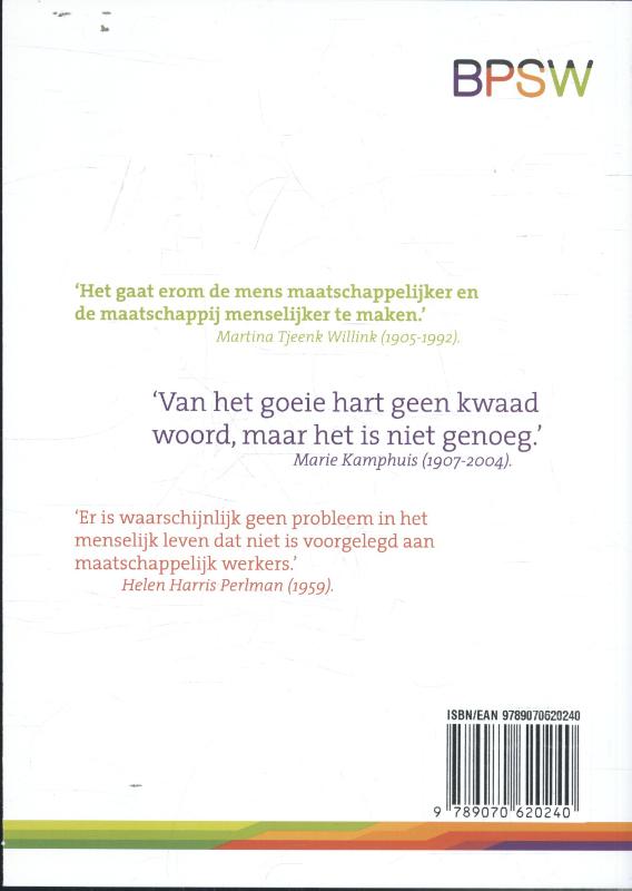 Achterkant van Beroepsprofiel van de maatschappelijk werker