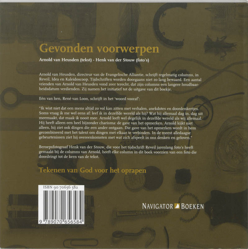 Achterkant van Gevonden voorwerpen