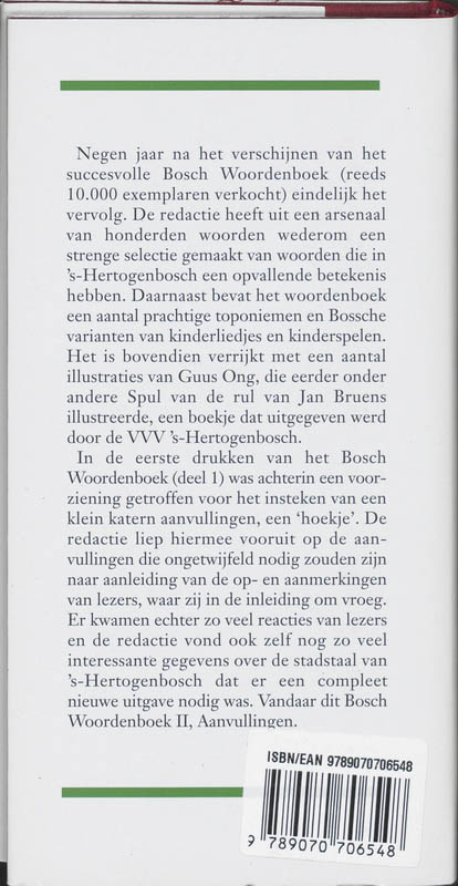 Achterkant van II
