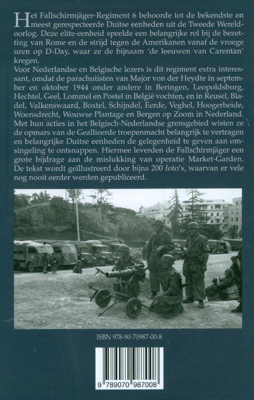 Achterkant van De leeuwen van Carentan