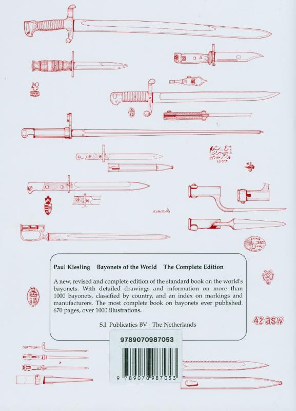 Achterkant van Bayonets of the World