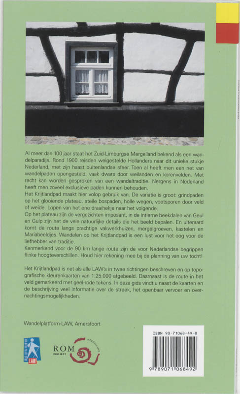 Achterkant van Krijtlandpad