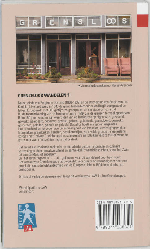 Achterkant van Grenslandpad