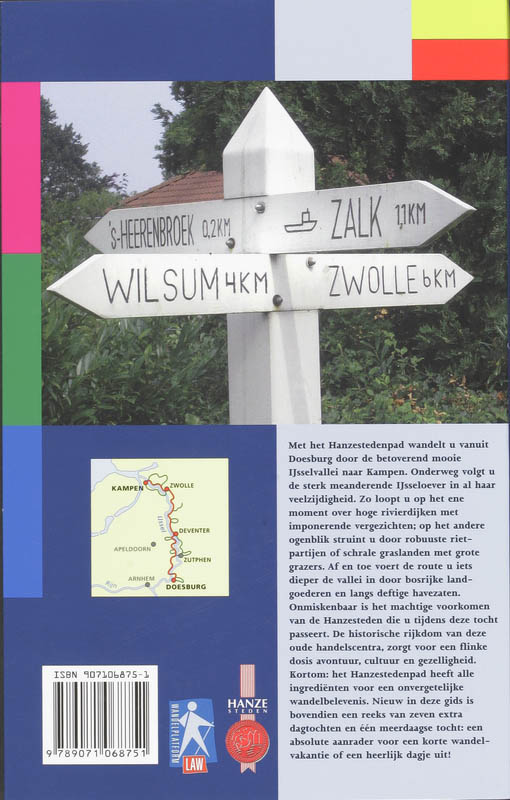 Achterkant van Wandelen langs de IJssel