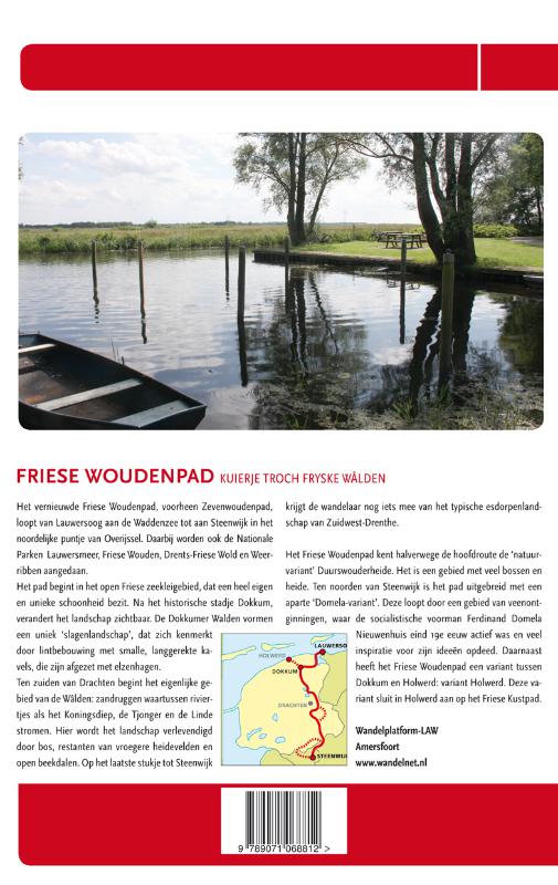Achterkant van Friese Woudenpad