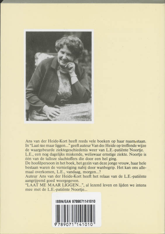 Achterkant van Laat me maar liggen...