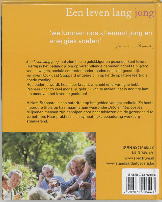 Achterkant van Een leven lang jong
