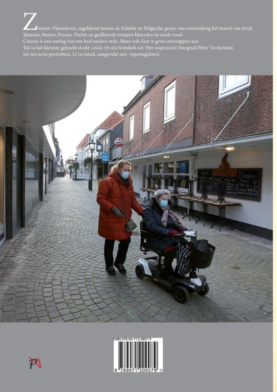 Achterkant van Covid 23