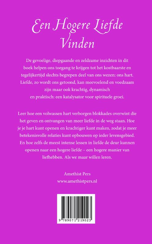 Achterkant van Alchemie van het Hart