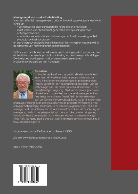 Achterkant van Management van productontwikkeling