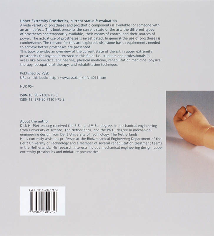 Achterkant van Upper Extremity Prosthetics