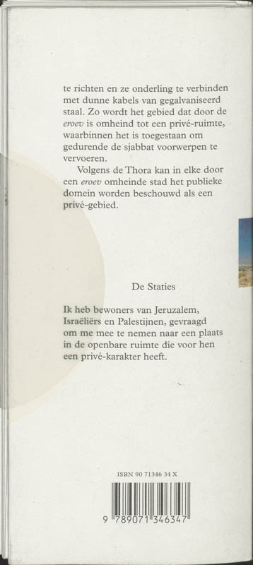 Achterkant van De Eroev van Jeruzalem