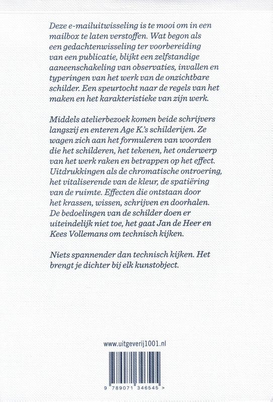 Achterkant van De onzichtbare schilder