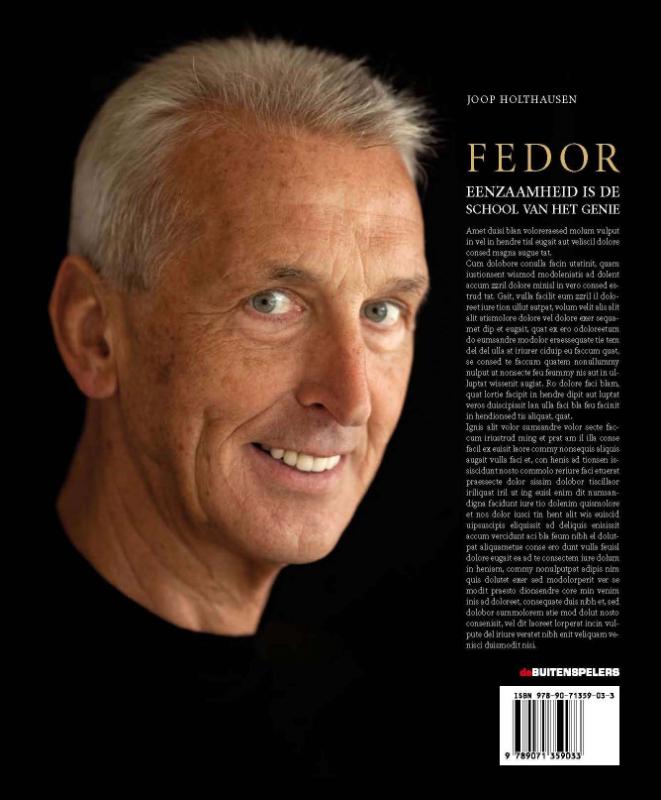 Achterkant van Fedor